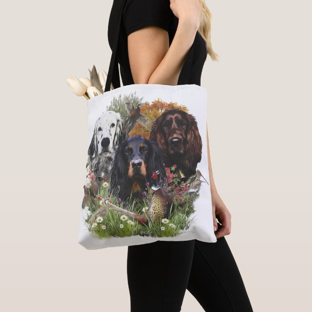 Setters Family  Tote Bag (Close Up)