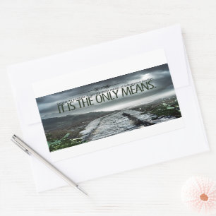 "Setting an example" Inspirational Quote Sticker