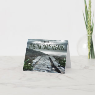 "Setting an example" Inspirational Quote Thank You Card