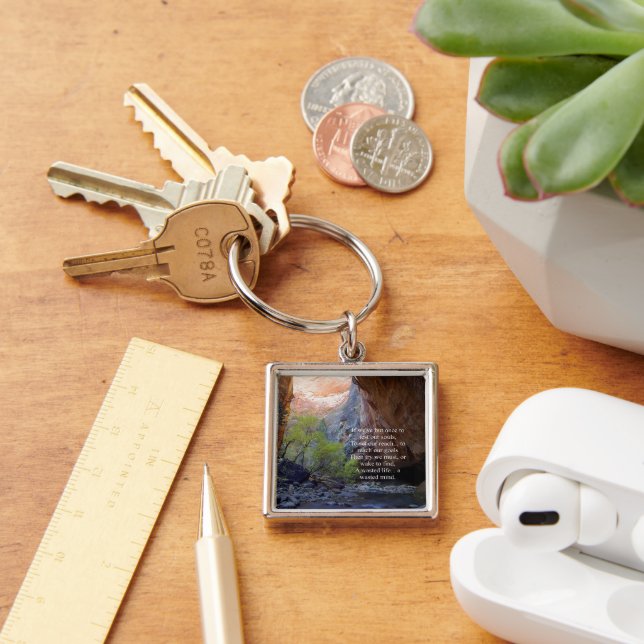 Setting Goals Inspirational Keychain (Desk)
