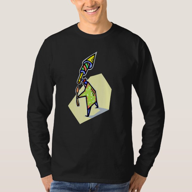 Setting Off Fireworks T-Shirt (Front)