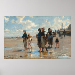 Setting Out to Fish - John Sargent Fine Art Poster