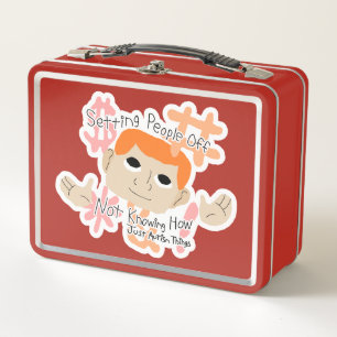 Setting People Off ... Just Autism Things Metal Lunch Box