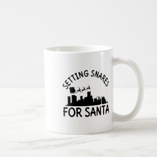 Setting Snares For Santa - Wire Snare Christmas  Coffee Mug