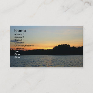 Setting Sun Business Card
