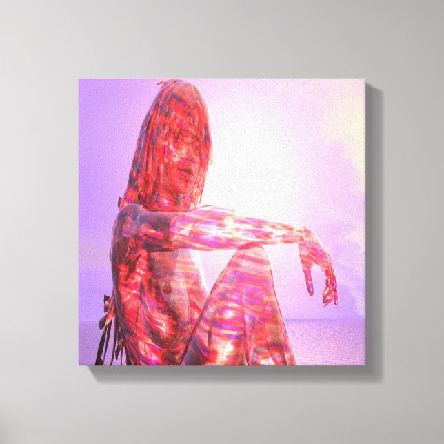 Setting Sun Canvas Print (Front)