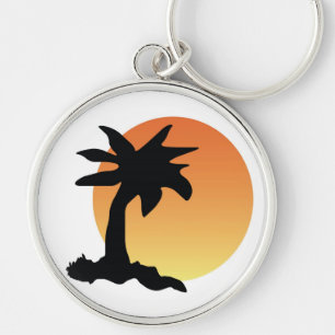 Setting Sun Keychain