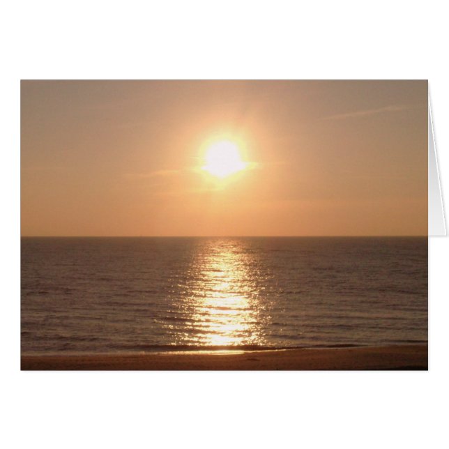 Setting Sun & Shoreline (Front Horizontal)