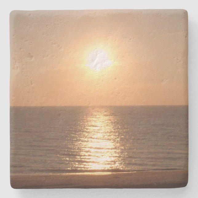 Setting Sun Stone Coaster (Front)
