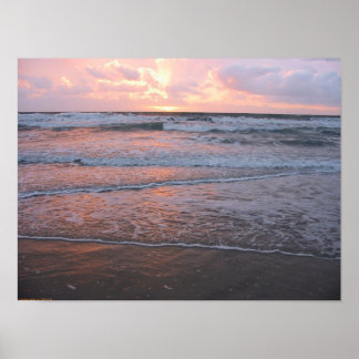 Setting Waves Poster