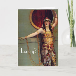 Seul ?  Carte de voeux