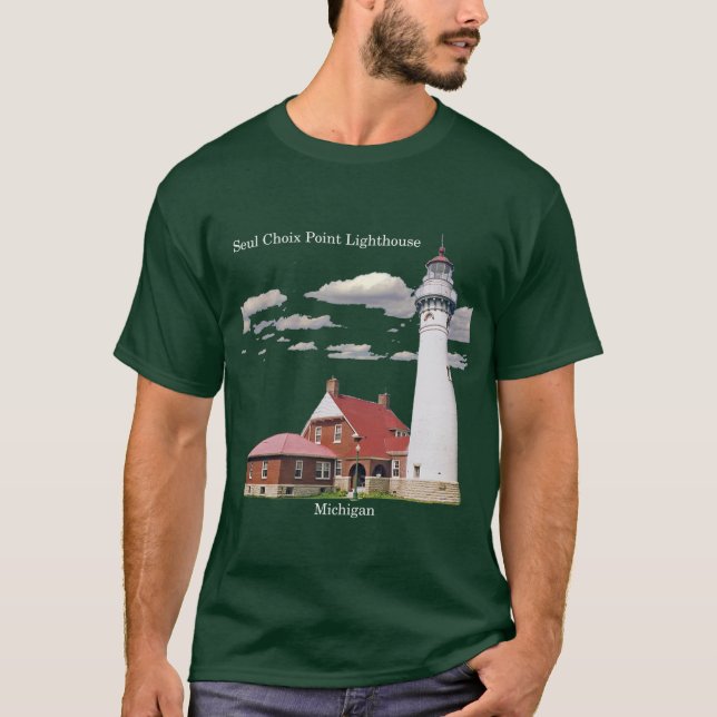 Seul Choix Point Lighthouse shirt dark (Front)