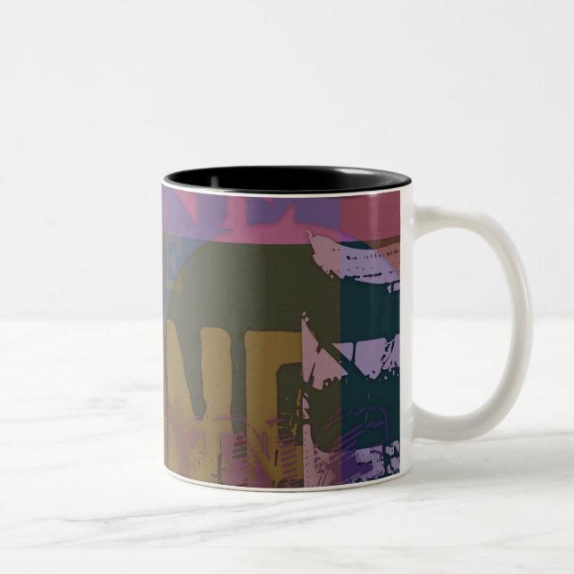 Seule 03 Typographie Texte Conception Mug (Droit)