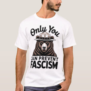 Seule la T-shirt ours peut prévenir le fascisme