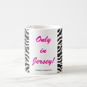 Seulement dans la tasse de boisson du Jersey