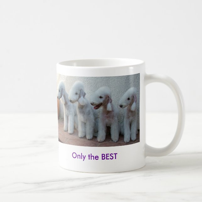 Seulement la MEILLEURE tasse de Bedlington (Droite)