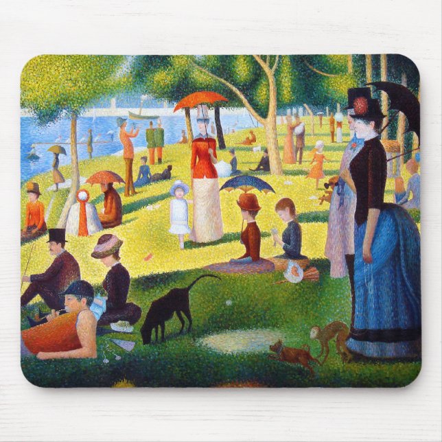 Seurat: A Sunday at La Grande Jatte Mouse Pad (Front)