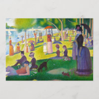 Seurat La Grande Jatte Invitations