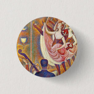 Seurat Le Chahut Button
