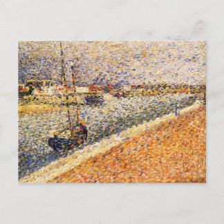 Seurat Painting Postcard
