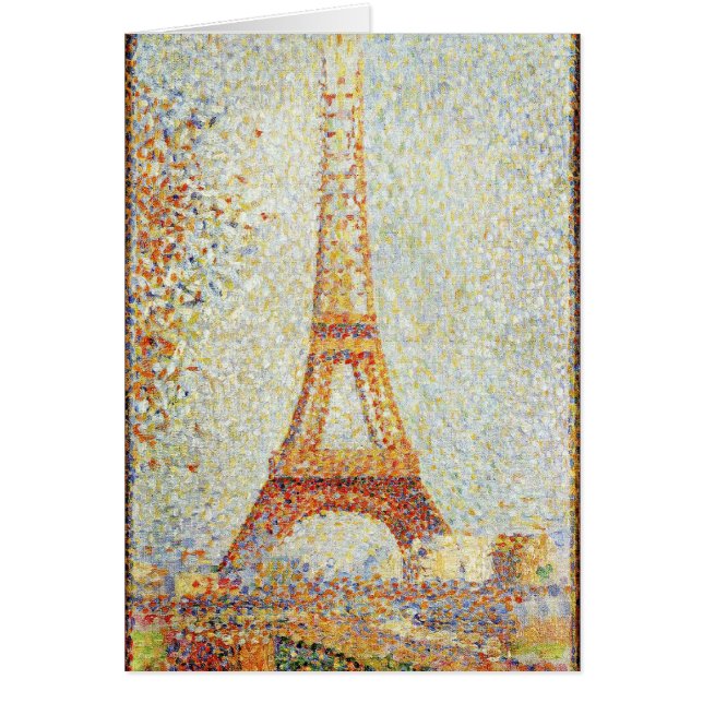 Seurat Painting The Effiel Tower (Front)