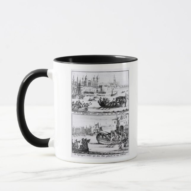 Seven Bishops Go to the Tower, 1688 Mug (Left)
