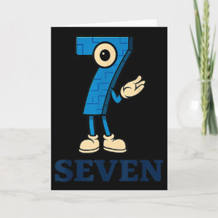 Seven Brainrot 67 Six Seven 6 7 Meme Custome  Card