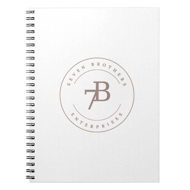 Seven Brothers Enterprises Spiral Notebook (Front)