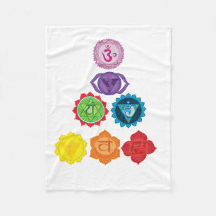Seven Chakra Fleece Blanket