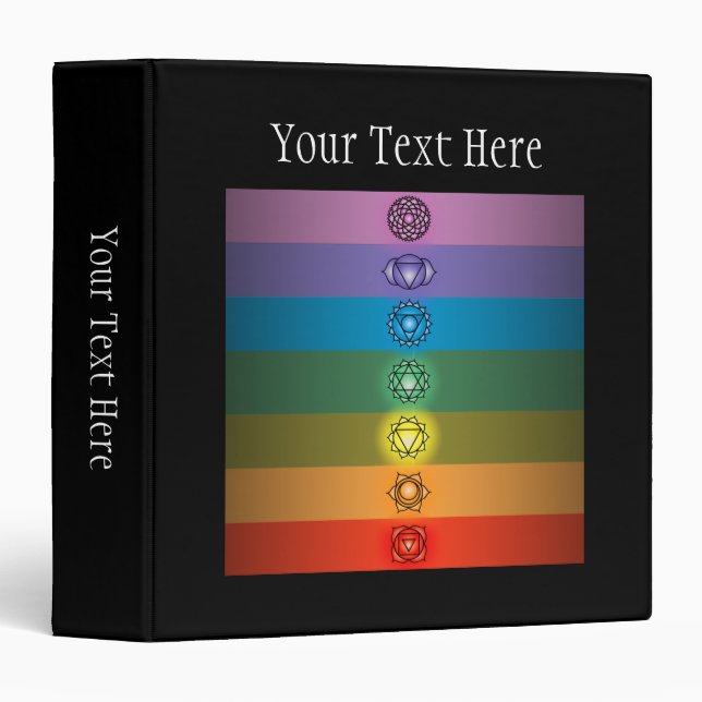Seven Chakras Binder (Front/Spine)