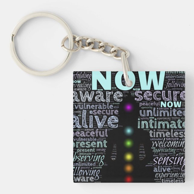 Seven chakras keychain (Front)