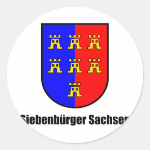 seven citizens of Saxony Classic Round Sticker