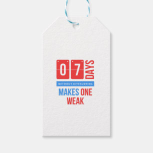 Seven days without kitesurfing makes one weak gift tags