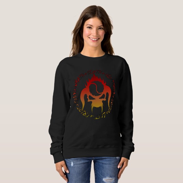 Seven deadly sins basic sweatshirt (Front Full)
