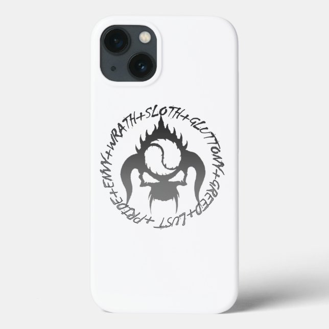 Seven deadly sins Case-Mate Tough Case-Mate iPhone Case (Back)