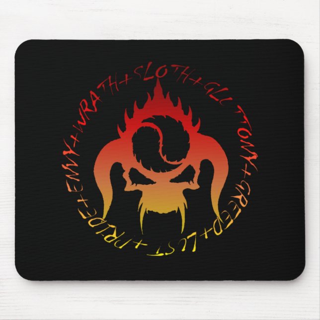 Seven deadly sins  mouse pad (Front)