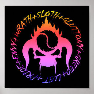 Seven deadly sins poster