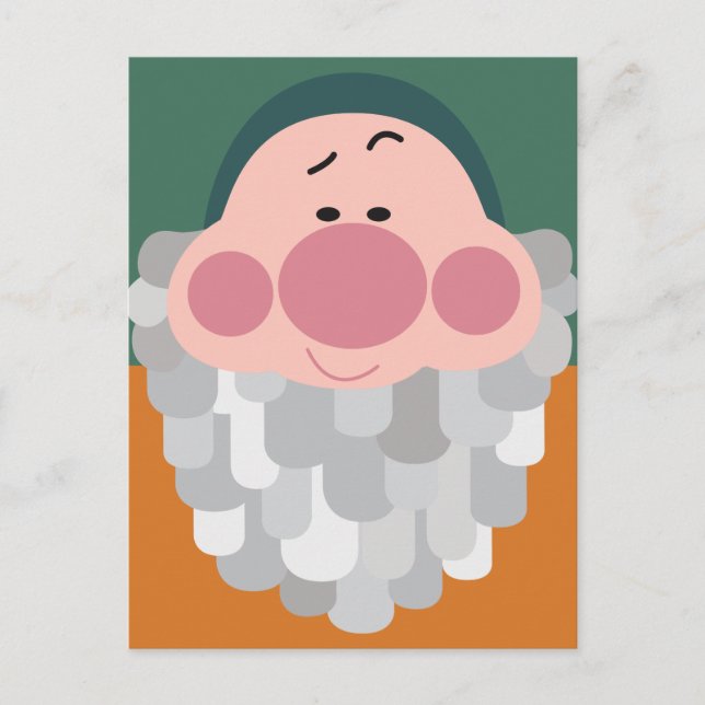 Seven Dwarfs - Bashful Character Body Postcard (Front)