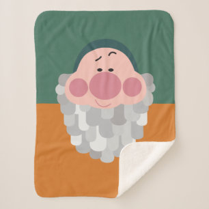 Seven Dwarfs - Bashful Character Body Sherpa Blanket