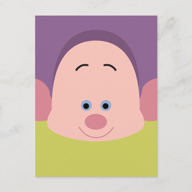 Seven Dwarfs - Dopey Character Body Postcard (Front)