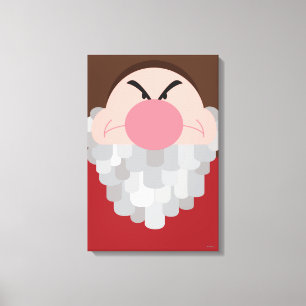 Seven Dwarfs - Grumpy Character Body Canvas Print