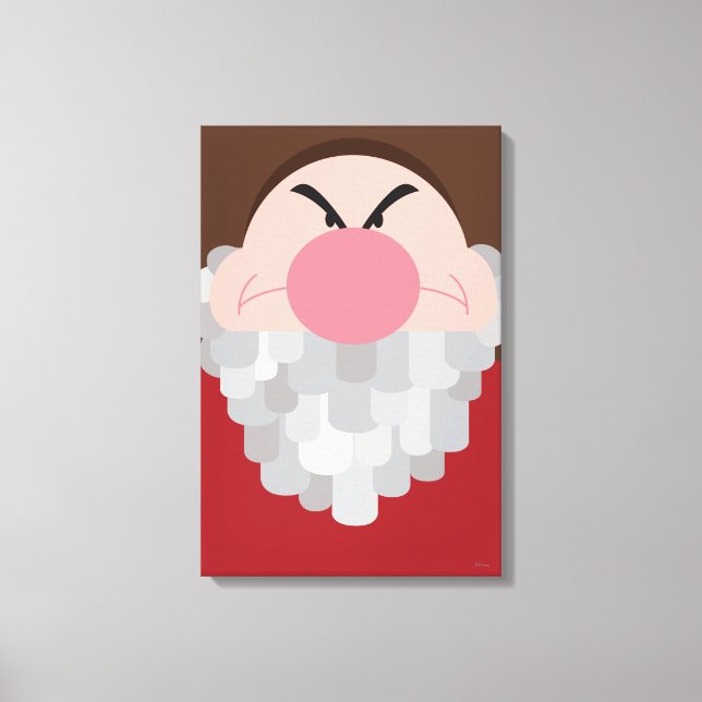Seven Dwarfs - Grumpy Character Body Canvas Print (Front)