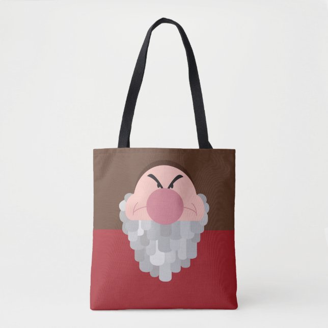 Seven Dwarfs - Grumpy Character Body Tote Bag (Front)