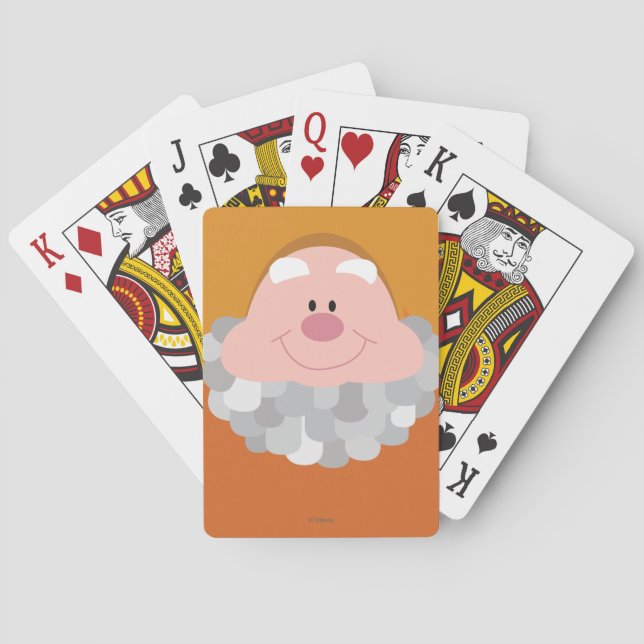 Seven Dwarfs - Happy Character Body Playing Cards (Back)