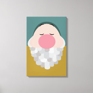 Seven Dwarfs - Sleepy Character Body Canvas Print