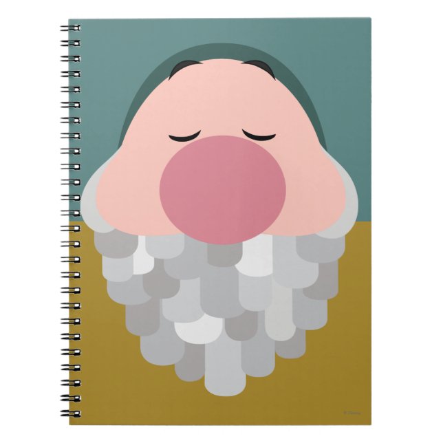 Seven Dwarfs - Sleepy Character Body Notebook (Front)