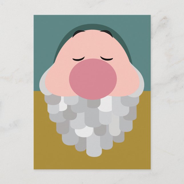 Seven Dwarfs - Sleepy Character Body Postcard (Front)