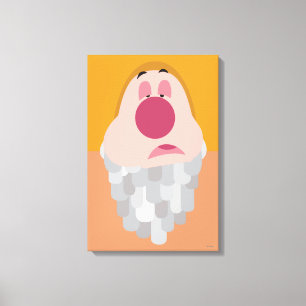 Seven Dwarfs - Sneezy Character Body Canvas Print