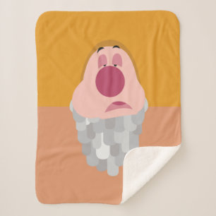 Seven Dwarfs - Sneezy Character Body Sherpa Blanket