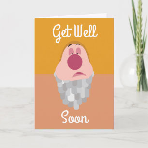 Seven Dwarfs   Sneezy - Get Well Soon Card